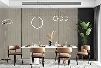 南充轻奢风格-餐厅