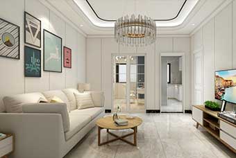 南充现代风格-客厅