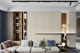 南充北欧风格-客厅