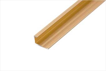 南充航空纤维墙咔铝合金边条（钛金氧化）
