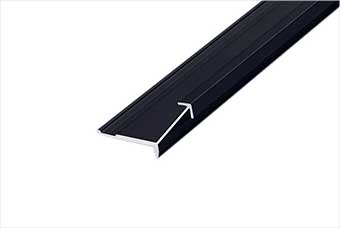 南充航空纤维墙咔铝合金阳角线（哑黑氧化）